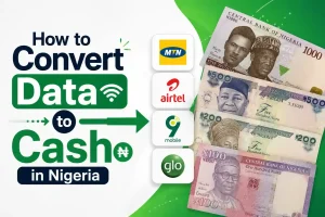 Convert data to cash