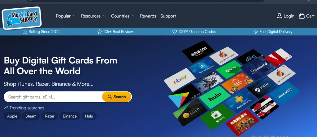 MyGiftCardSupply review