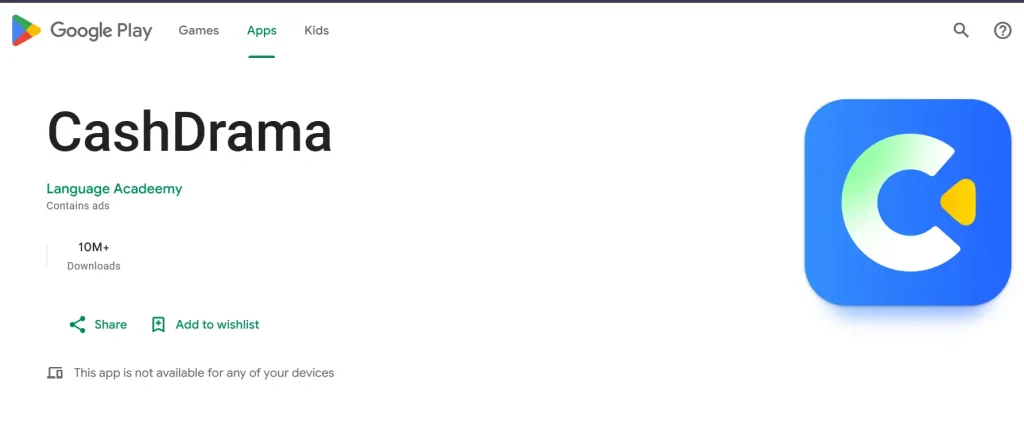 Cash Drama app