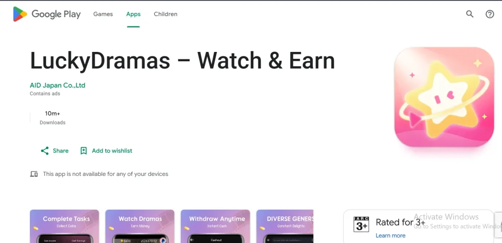 luckydrama withdraw monwy