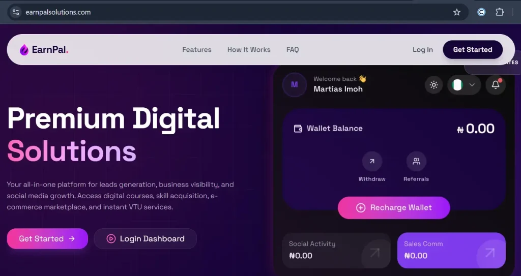 Earnpal solutions