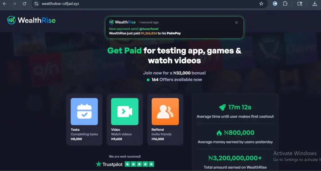 Wealthrise legit or fake